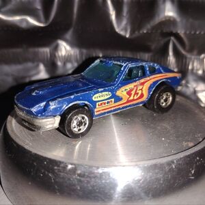 Vintage Blue Diecast Z-wiz Race Car Model